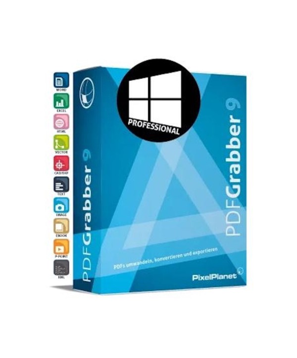 PixelPlanet PdfGrabber 9 Professional Network Licence Lifetime / 5 Geräte Key GLOBAL